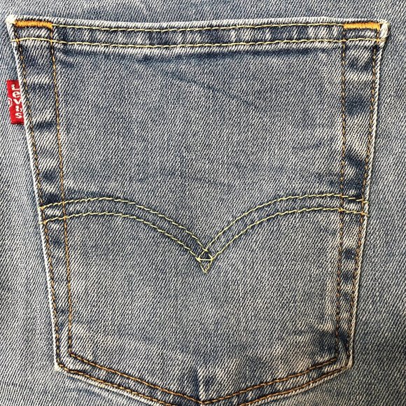 Mens Levi’s 514’s Straight Leg Jeans -  Light Wash - 34x32 - Picture 4 of 6